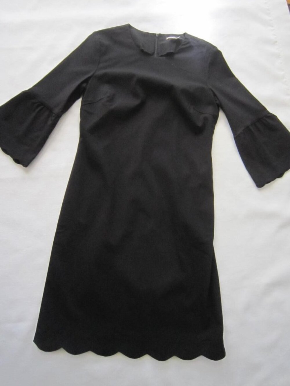 J. McLaughlin Catlina Cloth Black Dress, Sz 8